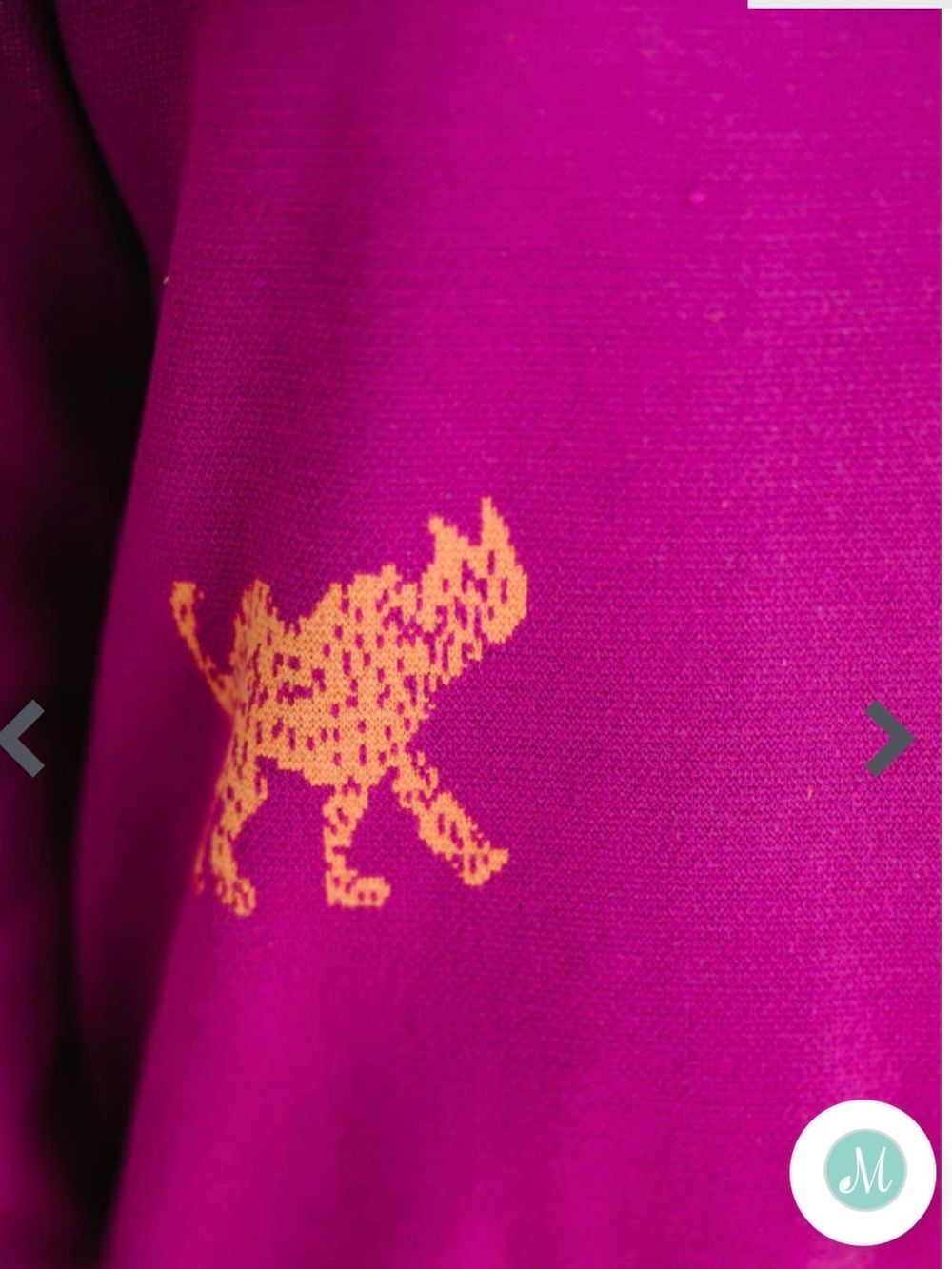Entro NWT Multi-Color Cheetah Intarsia Knit Sweater Sizes Sm, Med and Lg - Picture 4 of 7